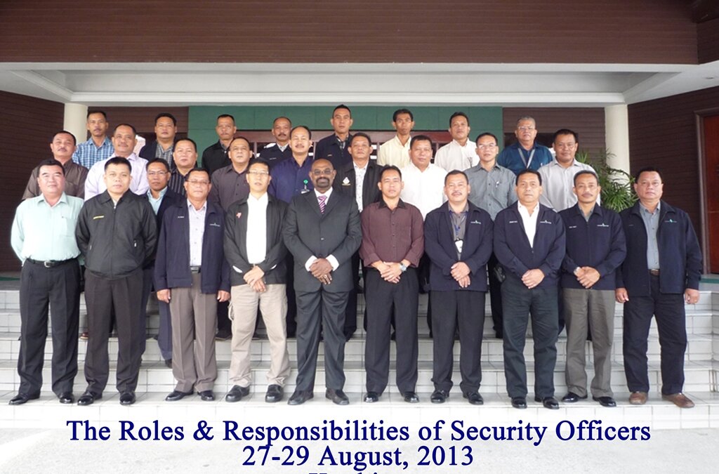 The Roles & Responsibilities Of Security Officers- 27-29 August, 2013 ...